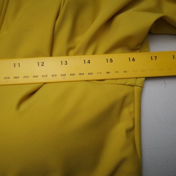 Swimsuits for All Ladies Size 16D/DD Lightly Padded Yellow Swim Top Only - Picture 9 of 10